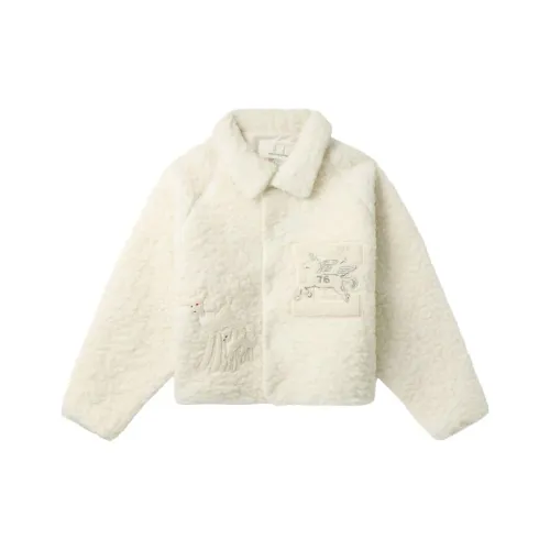 ERL FW24 Вельвет Feel Пальто Мужской Овсяный Бежевый