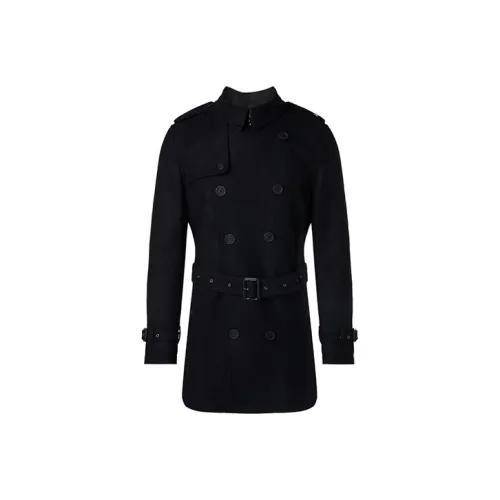 Burberry Тренчкот Мужской Черный