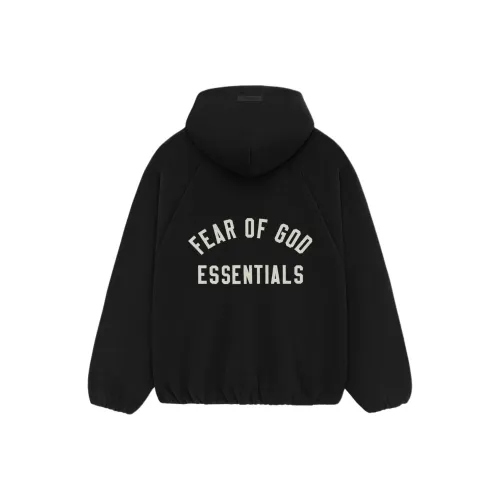 Fear of God ESSENTIALS Метеоритный Черный/Черный Мужские Куртки