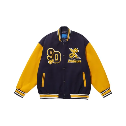 LOOKUN Темно-синий Унисекс Куртки