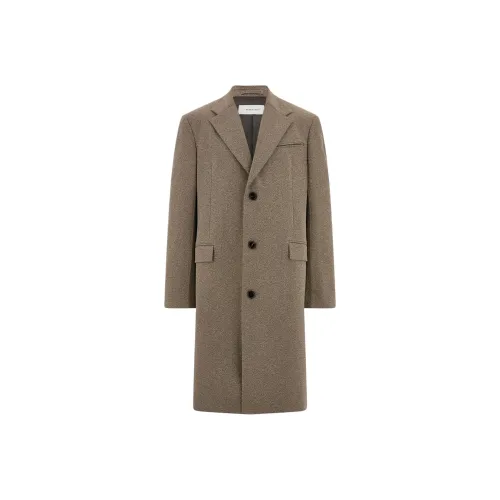 FERRAGAMO Пальто Мужское Светло-Коричневый