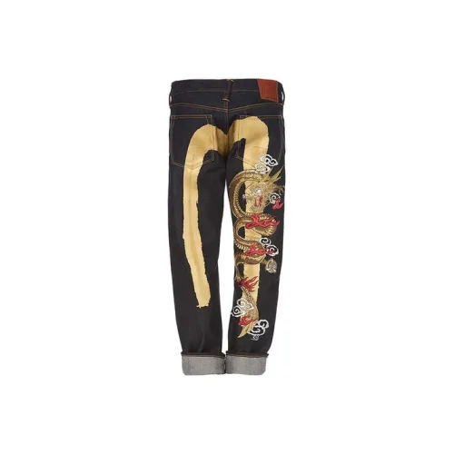 EVISU Джинсовый Синий Мужские Джинсы