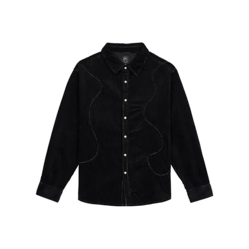 Brain Dead Organic Панель RANCH Рубашка Куртки Пальто Унисекс Черный