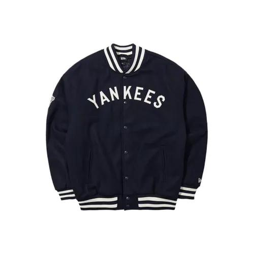 New Era Бейсбольная куртка Унисекс Темно-синий