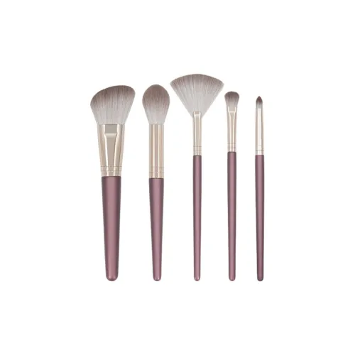 Sweet Pillow House Деревянная ручка Мягкий щетина Пламя Кисть для макияжа Набор Контуринг Основа Фиксирующий