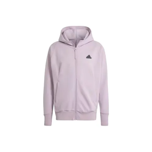 Adidas Z.N.E. Collection Z.N.E. WINTERIZED Full Zip С капюшоном TRACK TOP Куртки Пальто Мужской Светло-фиолетовый