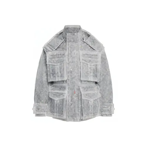 LOUIS VUITTON PARKA Пальто Мужское Белое