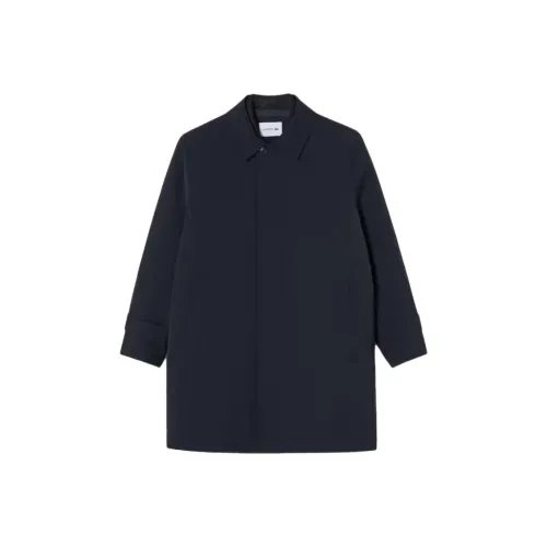 LACOSTE Хлопковый пуховик Мужской Темно-синий