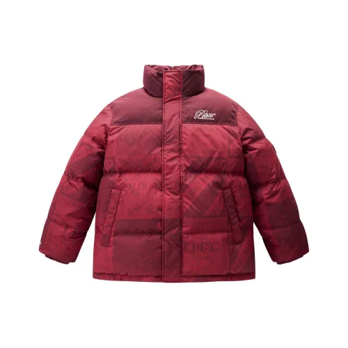 PEACEBIRD MEN Пуховик Мужской Темно-Красный 1