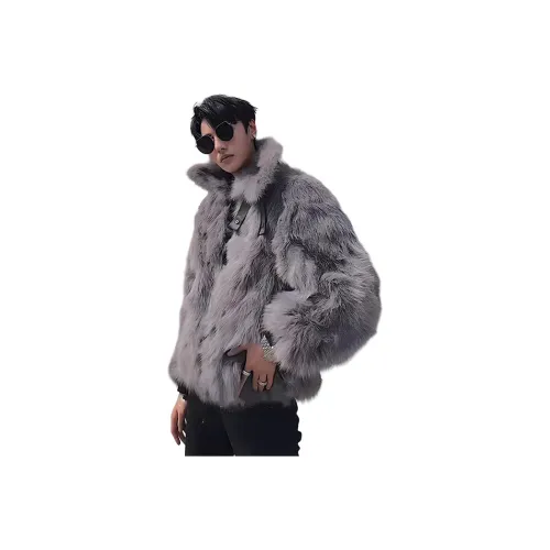  Lawn Серый Унисекс Бархатные куртки