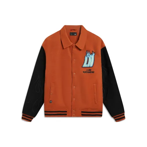 LINING Скейтборд Куртка Мужская Чайный Красный Черный