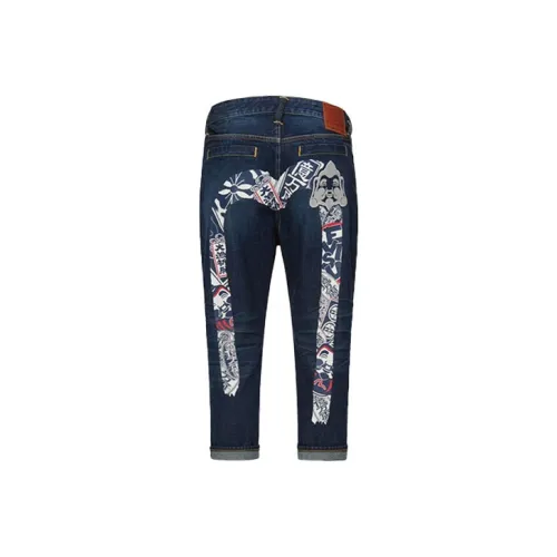 EVISU Джинсовый Синий Мужские Джинсы