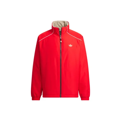 Adidas Originals CNY REV Пуховая куртка Мужская Светло-алый Shadow Trace Хаки коричневый