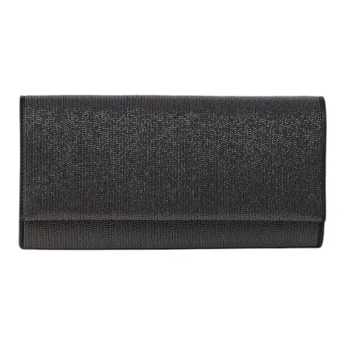 BRUNELLO CUCINELLI Кожа Клатч Женские Умбра Угольно-серый