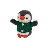 Зелёный свитер пингвин