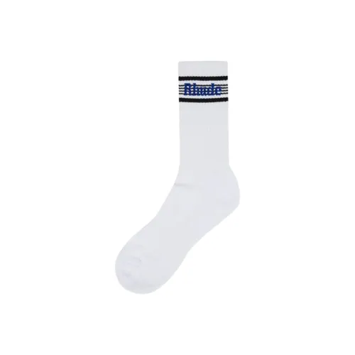 RHUDE Белые Мужские Носки MID до икры