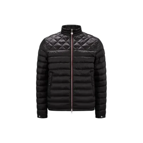 Moncler Benamou Короткий пуховик пуховик мужской черный
