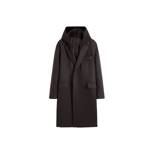 PEACEBIRD MEN x Juan Salazar Пальто Мужское Коричневое