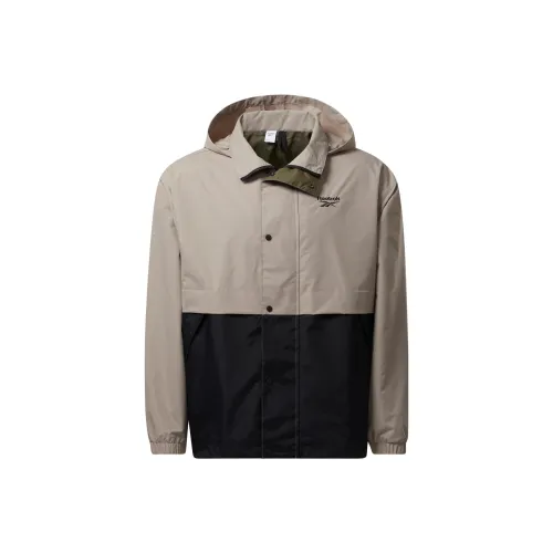 Reebok CLASSICS Ретро OUTDOOR Унисекс Ткани вязаные Куртки Пальто Унисекс Серый