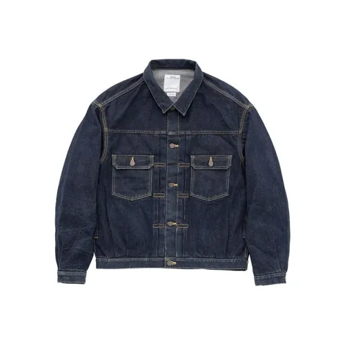 Visvim Темный индиго Мужские Куртки
