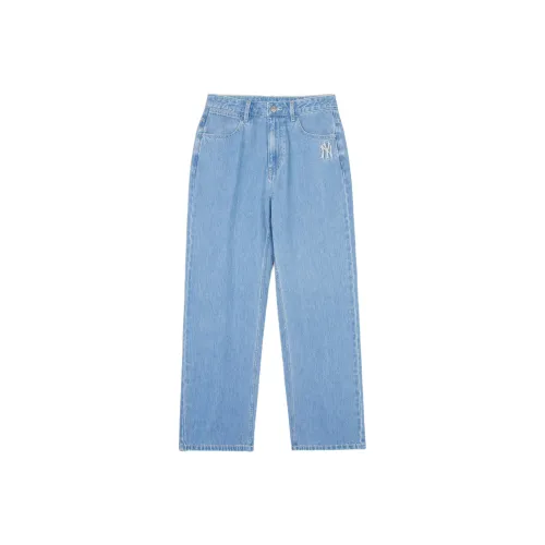 Mlb Base Logo New York Yankees SS24 Джинсы Мужские Светло-Синий