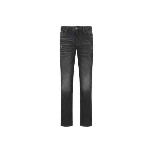 EMPORIO ARMANI SS24 Джинсы Мужские Черные