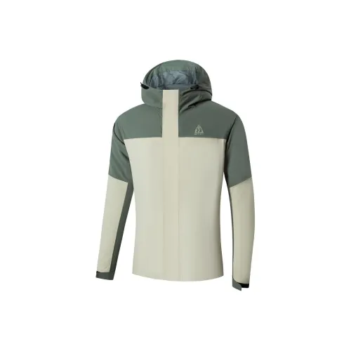 361° Ветрозащитная ветровка Мужская Серый Лист Лавра Армейский Зеленый