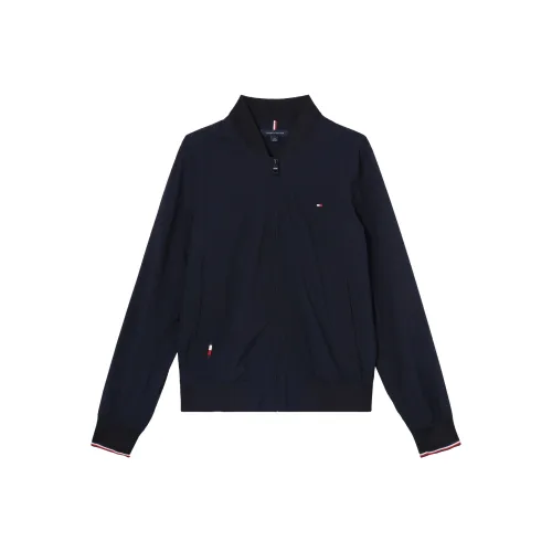 Tommy Hilfiger FW23 Легкий бомбер Куртка Куртки и Пальто Мужской Синий