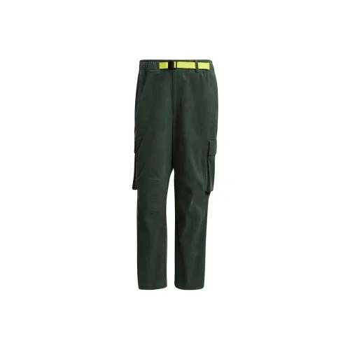 Adidas Green Men's Cargo Pants Adidas Зеленые Мужские Карго Брюки