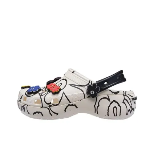 MARIMEKKO x Crocs Сабо Женские Бежевый Черный