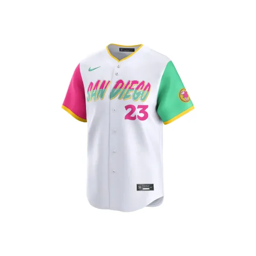 nike x MLB Dri Fit Бейсбольная куртка Мужская Белая