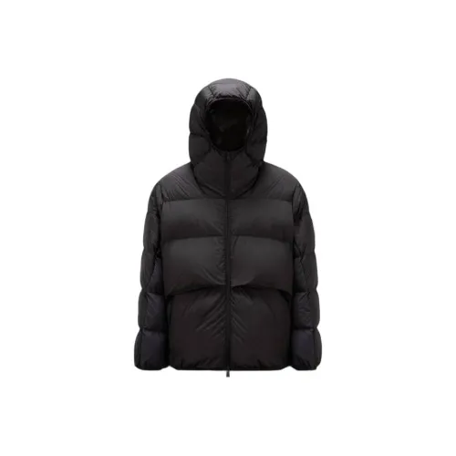 Moncler FW23 Alnair Короткий пуховик пуховик мужской черный
