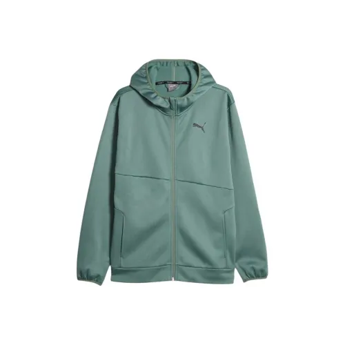 PUMA TRAIN ALL DAY Пава Флис Куртки и Пальто Мужской Зеленый