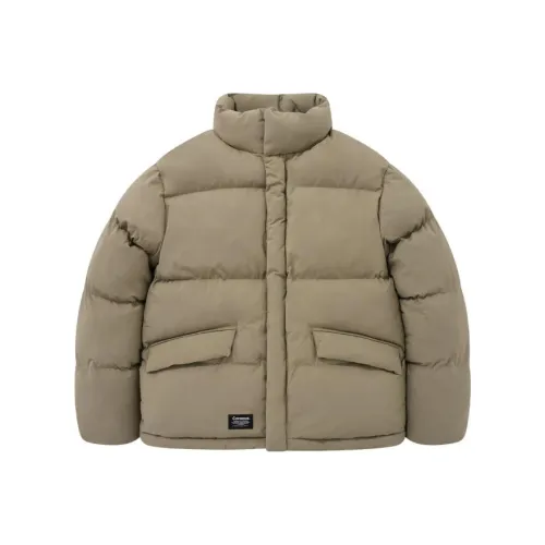 COVERNAT Хлопковый пуховик Мужской Бежевый