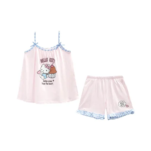 GUKOO Sanrio series Балетный розовый Женские Пижамные комплекты