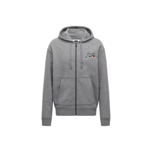 Hugo Boss Куртки и Пальто Мужской Средний Серый