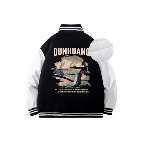 DUNHUANG INSPIRATION 2023 Winter Бейсбольная куртка Стена Murals Унисекс