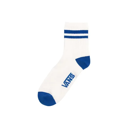 Vans HALF CREW Носки Женские 1 Пачка Белый Синий