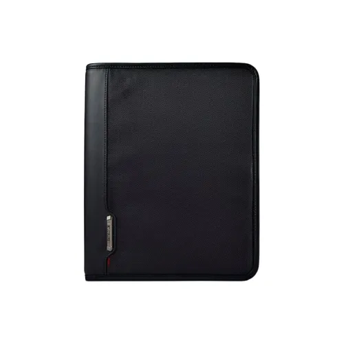 SAMSONITE Нейлоновый клатч среднего размера унисекс черного цвета