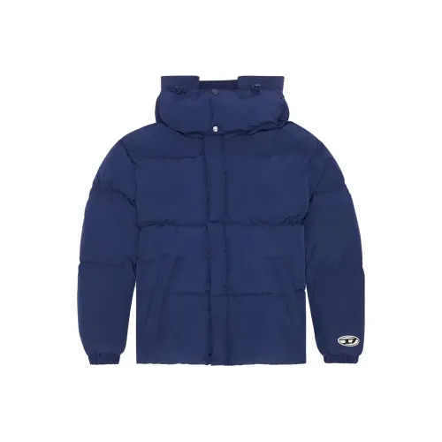 DIESEL Хлопковый пуховик Мужской Синий