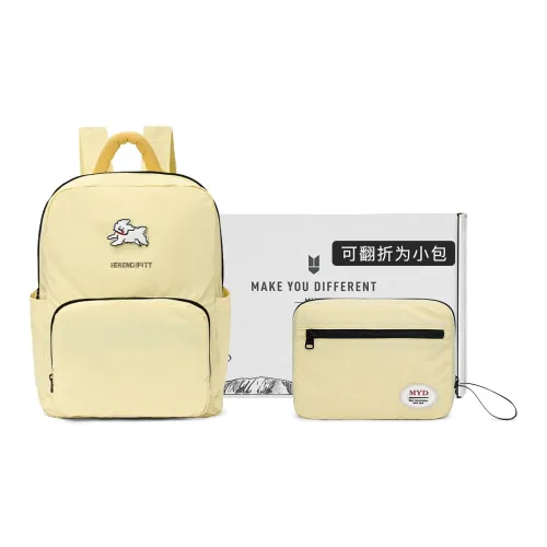 MYD Полиамид Рюкзак Средний Женский Неаполитанский Желтый