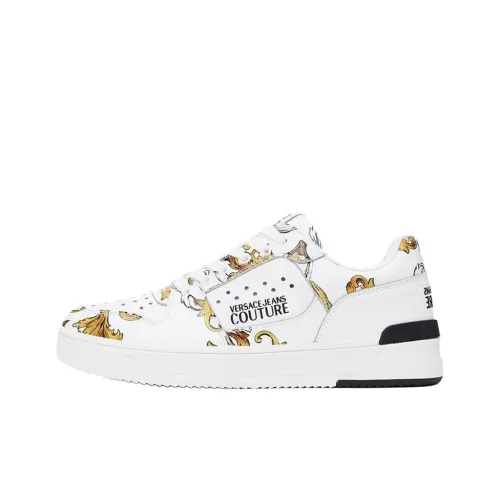 VERSACE JEANS COUTURE Скейтборд Кроссовки Низкие Белые Мужские