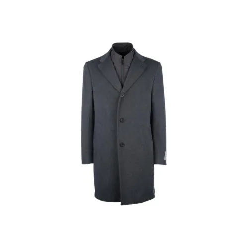 Corneliani Gray Men's Coat Корнелиани Серый Мужской Пальто
