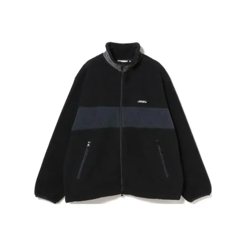 BEAMS FW24 FARAH Velvet feel Пальто Мужской Черный