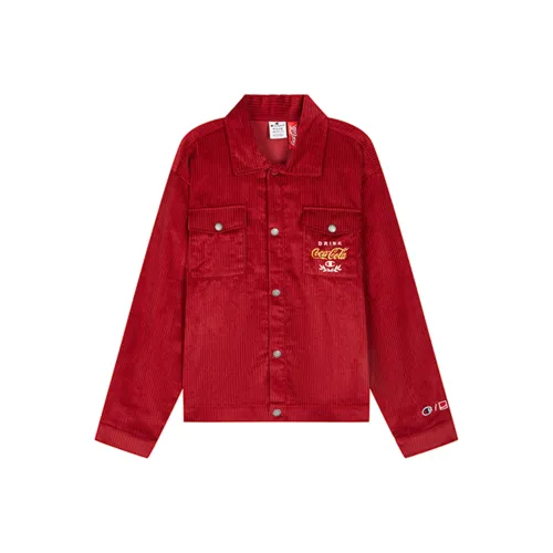 Champion x Coca Cola Куртка Версия для США Унисекс Красный