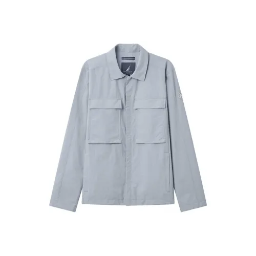 NAUTICA Куртки и Пальто Мужской Светло-Серый Синий