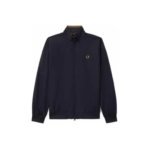 FRED PERRY FW24 Куртка Мужская Морской Синий