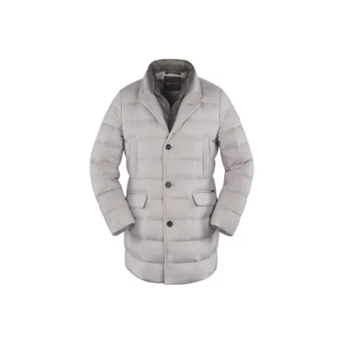 Moorer Серый Мужской Пальто