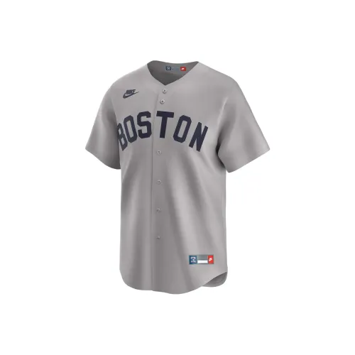 nike x MLB Boston Red Sox Dri Fit Бейсбольная куртка Мужская Серый