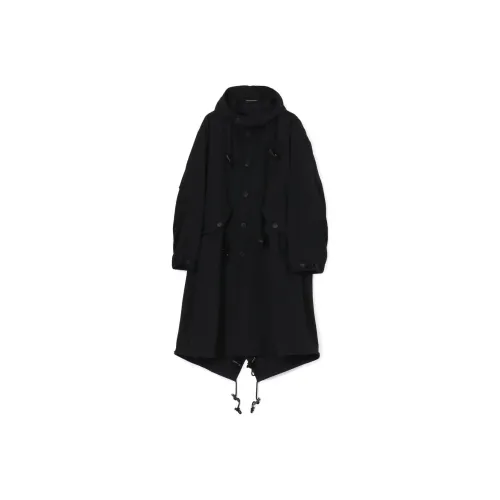 Yohji Yamamoto Y'S For Men FW24 Пальто Мужское Черное